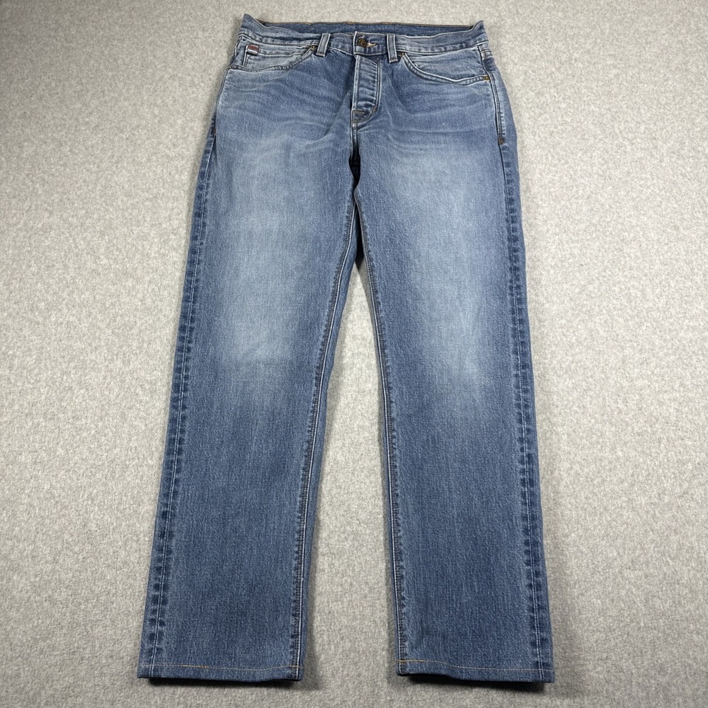 Wies Made Jack Straight Leg Jeans Men's 31x29 Medium Wash Made in USA Button Fly